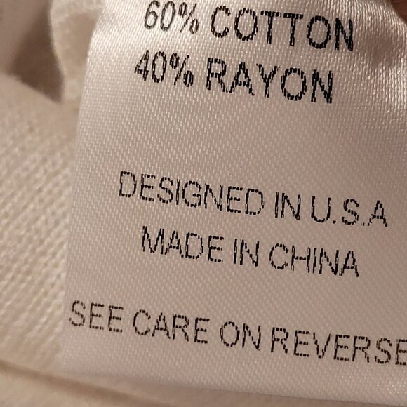 Blue Ombre Dip Tie Dye Hi Low Tunic Sweater Top Large - Picture 7 of 8